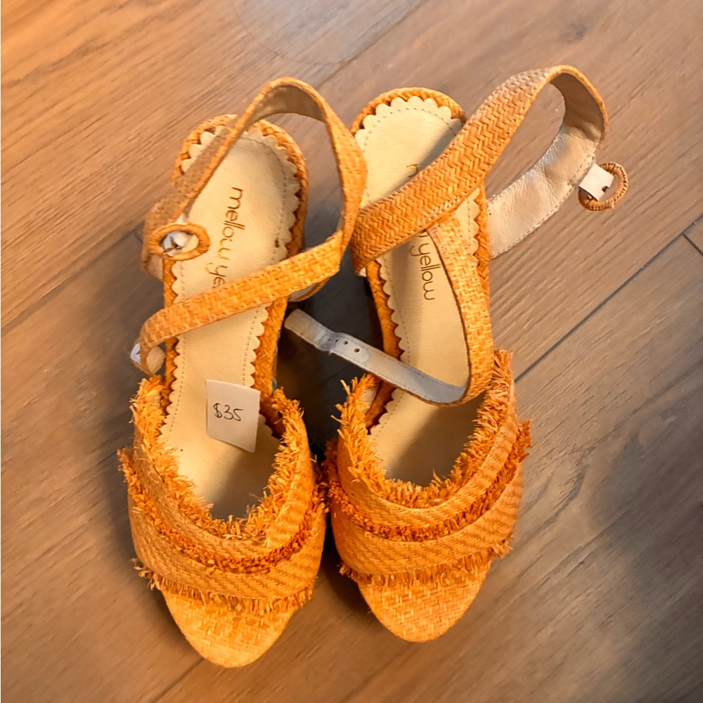 Multicolor Striped Platform Sandals - image 2